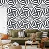 Hippie wallpaper background white and navy blue for living room and bedroom 50x1000