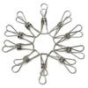 Underwear and Panty Clip Socks 20PCS 6cm Stainless Steel Wire Rack Clip Sealing and Drying Socks Clip