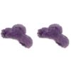 2Pcs Large Size Faux Furs Hair Clip For Long Hair Strong Hold Korean Style Fashion Accessory Multiple Colors Available