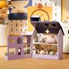 Spilay DIY Wooden Miniature Dollhouse Kit with Furniture Decorative and LED 3D Puzzle Toy for and Perfect for and Christmas Ages 14 and Up Set,