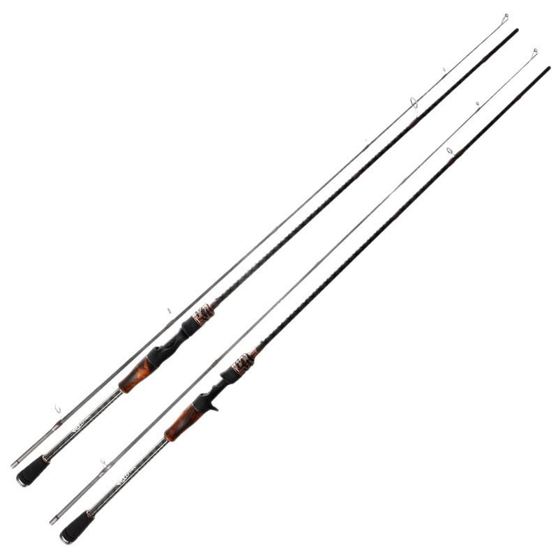 Dao Fa Universal Solid Core Lure Rod - ML Hardness, Straight/Gun Handle for Long Cast, Freshwater & Saltwater Fishing
