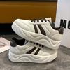Spring New Thick Bottom Breathable Versatile Student Casual Sports Flat Sneakers Women's White Shoes