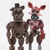 6 ks Pět nocí u Freddyho Akční figurka FNAF Toy Bonnie Foxy