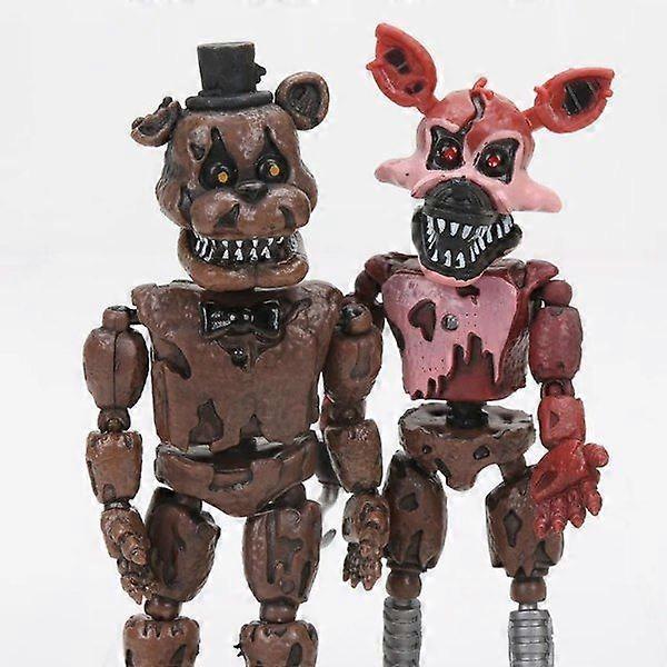 6 ks Pět nocí u Freddyho Akční figurka FNAF Toy Bonnie Foxy