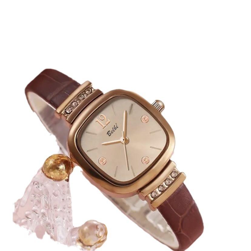 Premium Αίσθηση Ειδική Απλό Ευέλικτο Φοιτητικό Μικρό Κύβος Ζάχαρης Γυναικείο Ρολόι