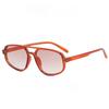 Double Beam Irregular Retro Style Ladies Fashion Sunglasses Spring Summer Bright Vacation Atmosphere Beach Accessories