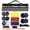 [YUET] Schuhputzset, Lederpflegeset für Schuhe, Kompatibel mit allen Farben, 3 Farben, Braun und Schwarz, Natürliche Inhaltsstoffe, Premium-Lederpflegeset für Schuhe,