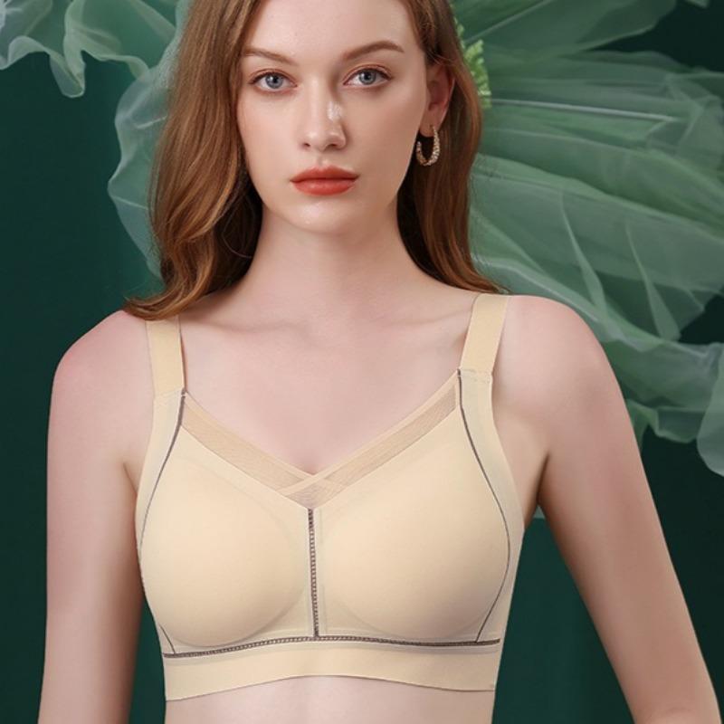 Seamless Fixed Full Cup Bra with Large Breasts To Make Them Look Smaller Gathered Breasts To Hold Side Breasts and Prevent Sagging Without Underwire