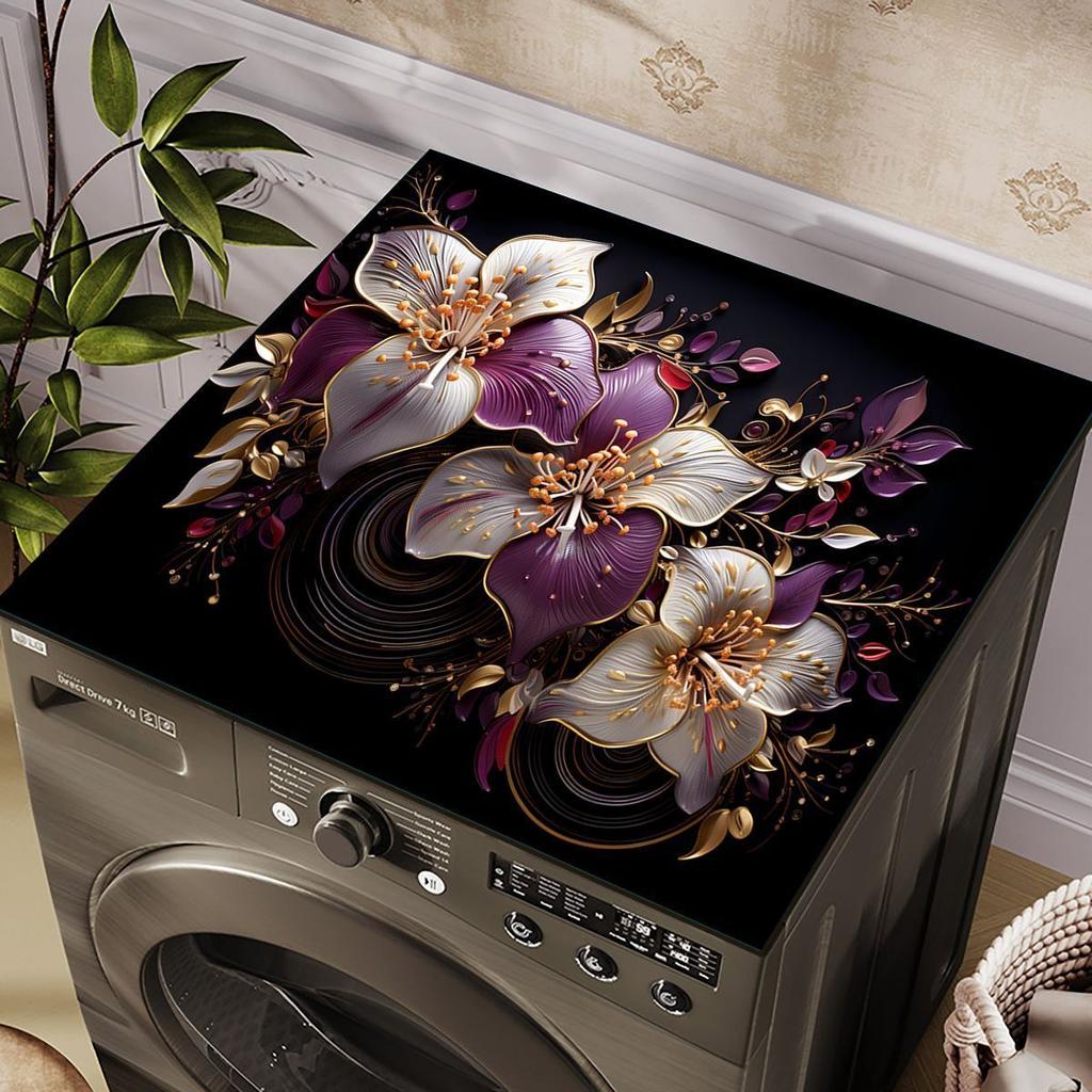 Diatomaceous Earth Washing Machine Cover, Absorbent, Dust-absorbing, Universal Cover, Sun-protective Cover, and Refrigerator Dustproof Mat