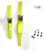 Colored  Adjustable Ski Strap Binding Attachment for Multiple Occasions With Ratchet Tongue Ladder to Secure Shoelaces