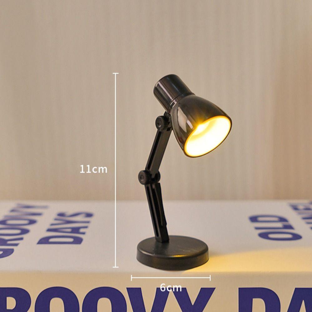Mini Reading Night Lamp Foldable Bedhead Lights Creative LED Desk Lamp Student Dormitory