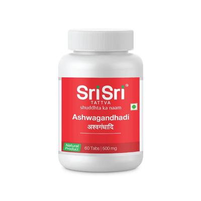 Sri SRi Ashwagandhadi Tablet - Vata Rogas, 60 Tabs | 500 Mg