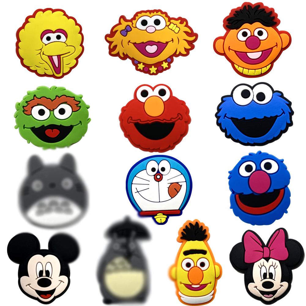 13PCS Sesame Street Detachable Decorative Shoe Charms