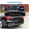 BMW 7 Series Rear Lip & Exhaust Decorative Strips for 730Li, 740Li, 750LI by Mansory