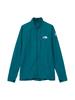 North Cut and Sew Expedition Grid Fleece Light Full Zip Deep Lagoon WM [The Face] Long-Sleeve T-Shirt