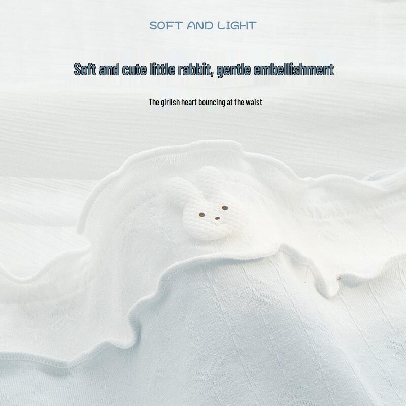 Urban Beauty Women's 2025 Mid-Waist Pure Cotton Briefs with Silk Crotch