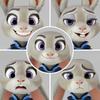Figure Complex Movie Revoltech Judy Hopps Judy Hopps Total Height Approximately 100mm ABS PVC Painted Movable Figure &
