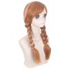 Eileen Frozen Anna Adult Cosplay Wig, Heat-Resistant, Perfect for Halloween, Christmas, Costumes, Cultural Festivals, Festivals, and School Festivals
