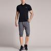 Li-Ning Fitted Sports Solid Color Polo Shirt Men tops Black APLQ045-1
