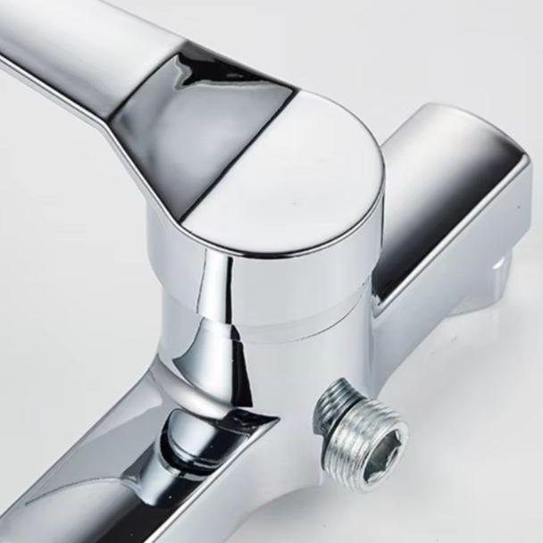 

Wall Mounted Shower Mixer Valve G1/2 Upper Outlet Copper Alloy Single Handle Bathroom Faucet For Standard Plumbing Fixtures China Mainland