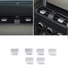 For Land Rover Defender 90 110 2020-2024 ABS Chrome Car Central Control Air Outlet Adjustment Lever Cover Decorative Accessories