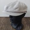 Lightweight Linen Newsboy Cap Thin Breathable Unisex Octagon Hat for Spring Summer Painter Beret for Men and Women