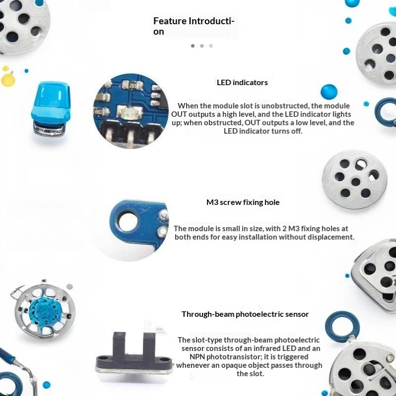 Ir Infrared Slotted Optical Speed Measuring Sensor Detection Optocoupler Module For Motor Test Smart Car Robot Diy Projects