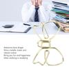 100Pcs Bowknot Shaped Cute Paper Clips Gold/ Rose Gold Anti Rust Metal Paperclips 32*22mm Compact Size Bow Shape Paper Clips