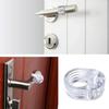 Transparent Silicone Door Handle Pads for Wall Impact Buffer and Baby Safety Protection