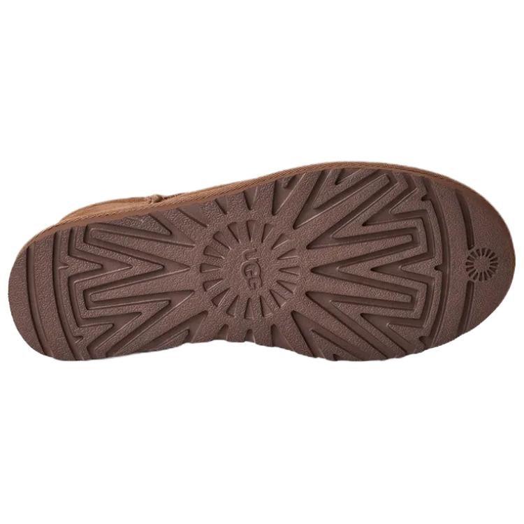 UGG CLASSIC ULTRA MINI Thermal Fleece Lined, Versatile Comfortable Ankle Length Snow Boots Women's Brown 1116109-RYK