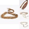 Bohemian Vintage Waist Belt With Handcrafted Beadwork For Retro Resort Outfits Women