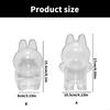 1Pc Transparent Protective Cover For Toy Elf Doll Cover Mini Portable Storage Box Cute Elf Plushie Display Cover For Party Dolls