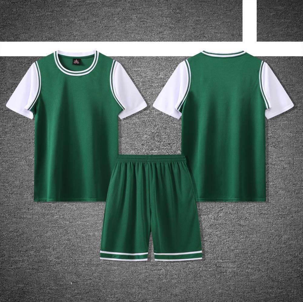 Conjunto de Treino de Basquete Masculino Duas Peças - Manga Curta