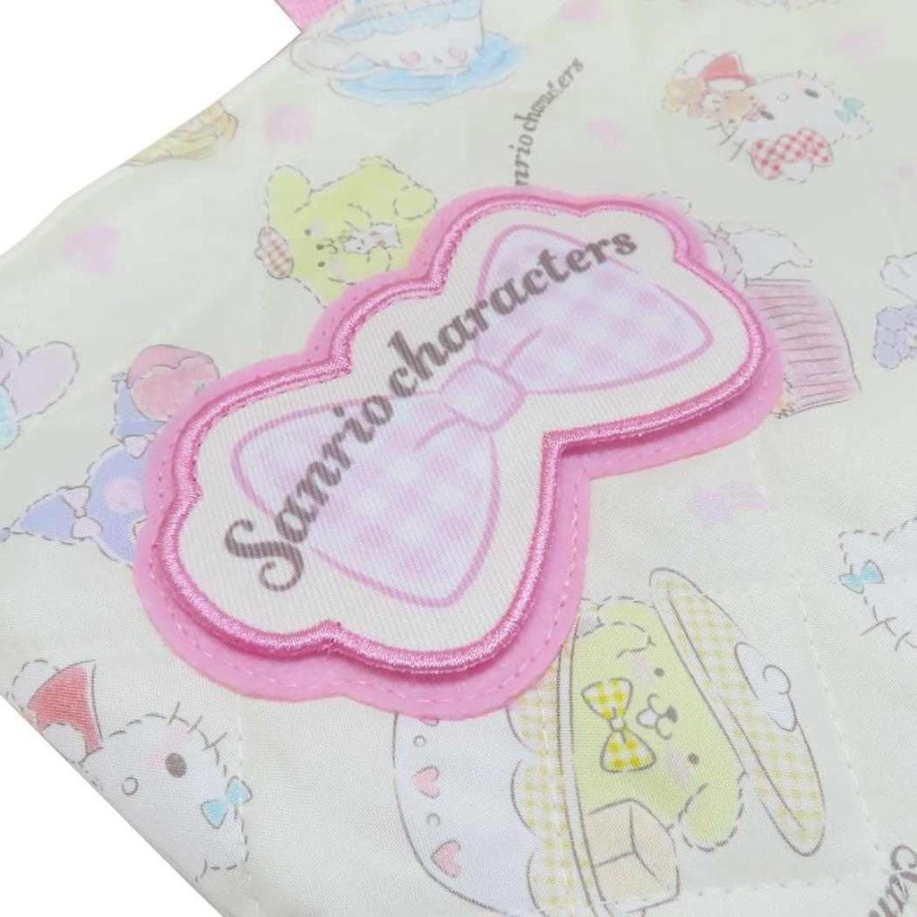 Takanami Create Quilted Knapsack with Sanrio Characters, Yellow [130362] for Commuting to School or Other Activities
