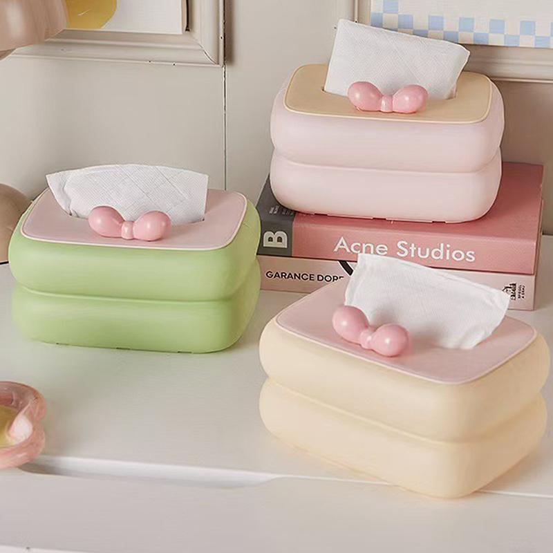 Color Tissue Box Organiser Desk Tissue Box Napkin Holder Portable Girl Wall Mounted Tissue Box With Lid Holder Living Room