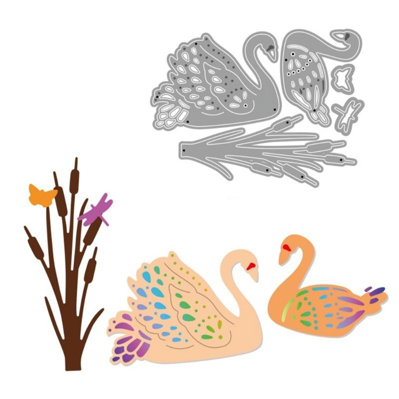 Zwierzęce Metalowe Wykrojniki Ptaszki Miłości Wykrojniki Szablony do DIY Scrapbooking Kartka Zdjęcie Tłoczenie Papieru Dekoracje Albumu