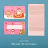 20pcs Cartoon Christmas Scratch Card Children's Christmas Handwritten Interactive Scratch Award Card Reward Lucky Scratch Decor
