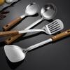 Durable Stainless Steel Wok Spatula Long Handle Kitchen Gadgets Kitchen Cooking Utensil Set Rice Spoon Ladle Cooking Tools