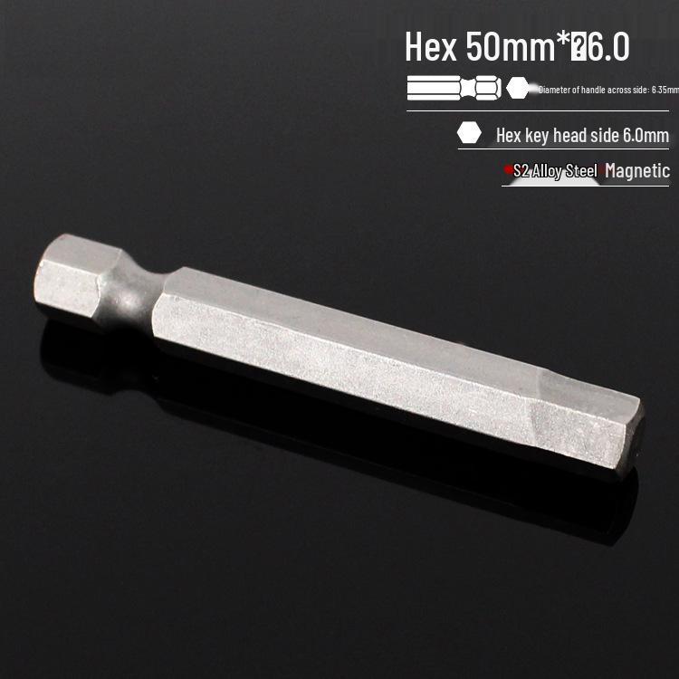 S2 Hexagon Magnetic Impact Driver Bit Set for Electric Screwdrivers