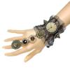 European Lace Gear Clock Punk Rivet Bracelet & Ring Chain for Halloween S412