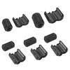 50/22pcs Clip-on Ferrite Ring Core Bead Choke RFI EMI Noise Suppressor Cable Clips for USB Audio Video & Power Cord