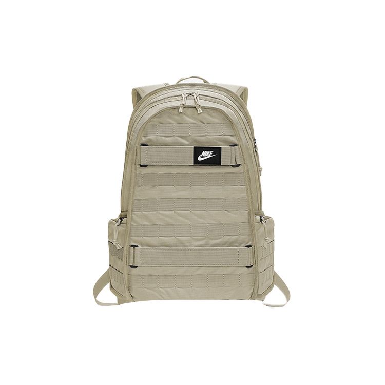 Nike Casual Style Large Capacity Polyester Backpack Unisex Backpack Khaki BA5971-072