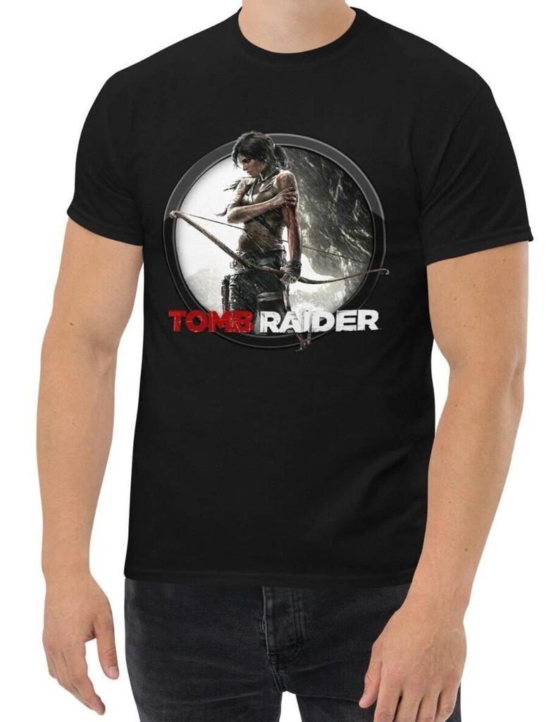 New Retro Vintage Tomb Raider Video Game Men's T Shirt S-3XL Assorted Colors