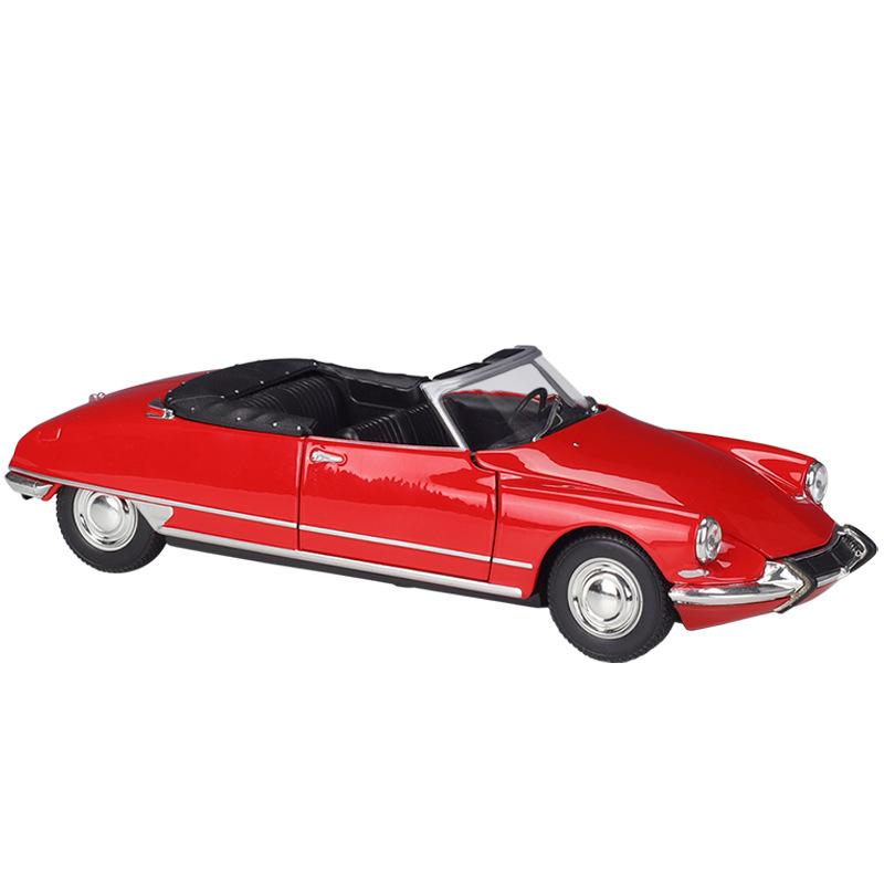 Welly 1:24 Citroen Ds 19 Cabriolet Convertible Alloy Car Model Toy Collection Display Piece Gift