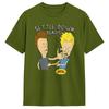 Beavis and ButtHead Settle Down Beavis T Shirt Men Cotton Funny TShirts Crew Neck  Tee Shirt Short Sleeve Clothing 6XL
