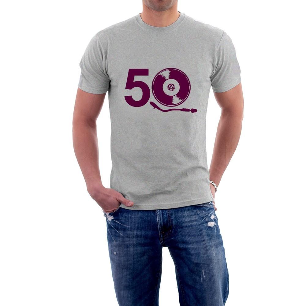 

Birthday Vinyl T-shirt 40th 50th 60th 70th Record Tee ESC 4XL