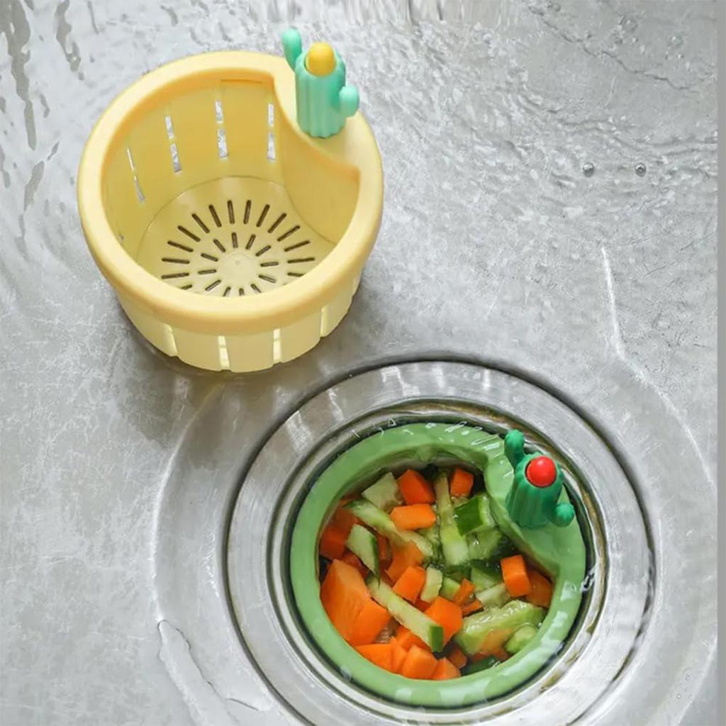 Cactus Sink Anti Blocking Filter Reusable Anti-rust Sink Filter for Tub Kitchen Sink Strainer