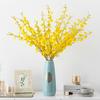 1PCS European Rural Yellow Artificial Dance Orchid Silk Flower Fake Decoration Flower