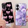 2025 Cute Printing Phone Case For Tecno Spark Go 2 KM4 Black Silicone Soft Cases For Tecno Spark Go2 Covers Bumpers