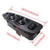 1Pcs Car Window Lift Switch For Hyundai Accent 2002-2006 93570-25300 14P 12V DC Black ABS High-quality Material Auto Parts